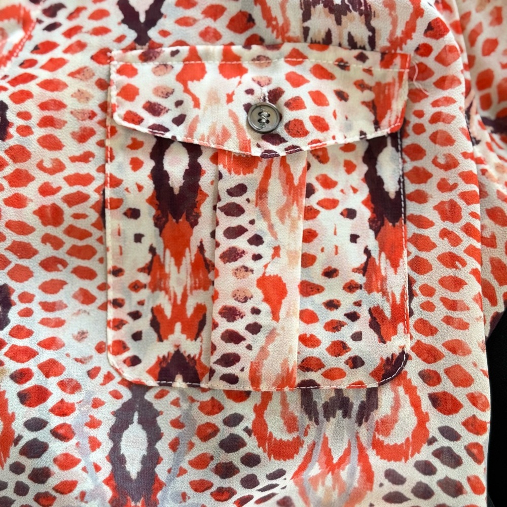 Women's Multicolor Patterned Top - Picture 9 of 10